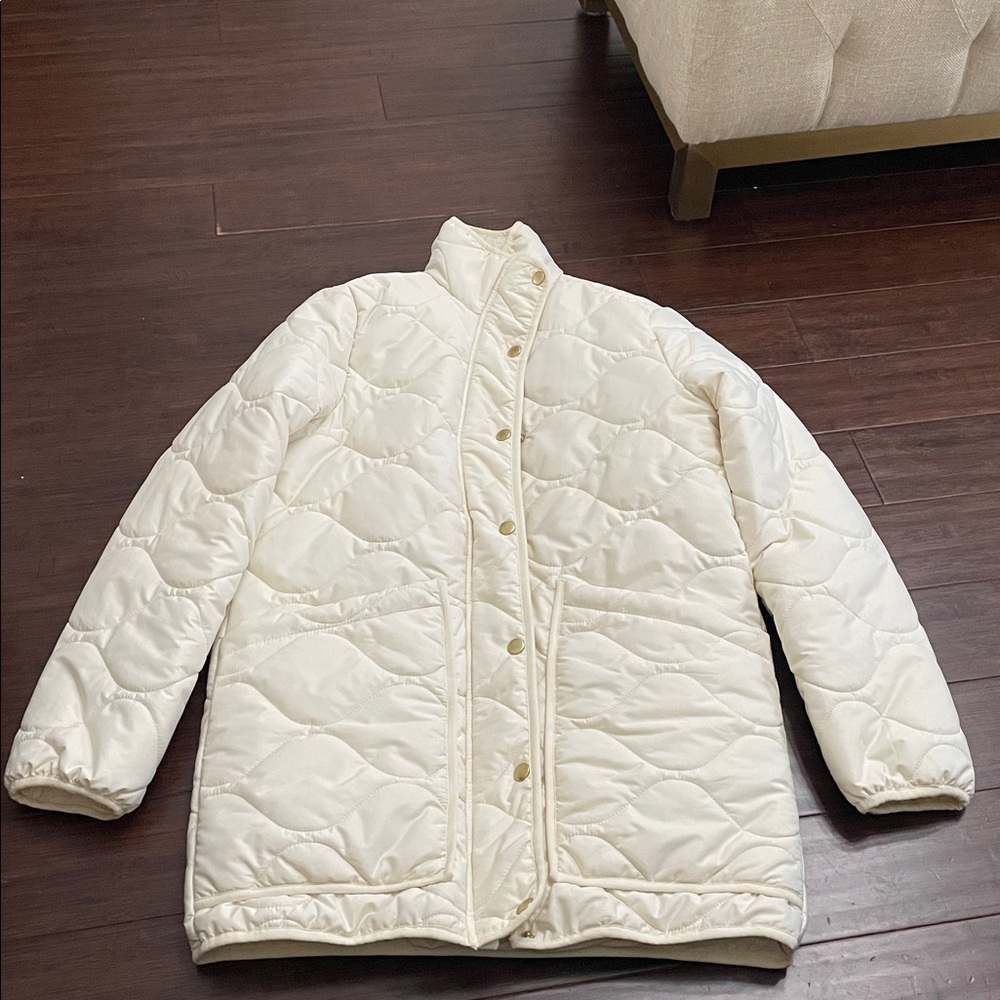 Quince Featherless Quilted Long Puffer Jacket - Picture 4 of 6